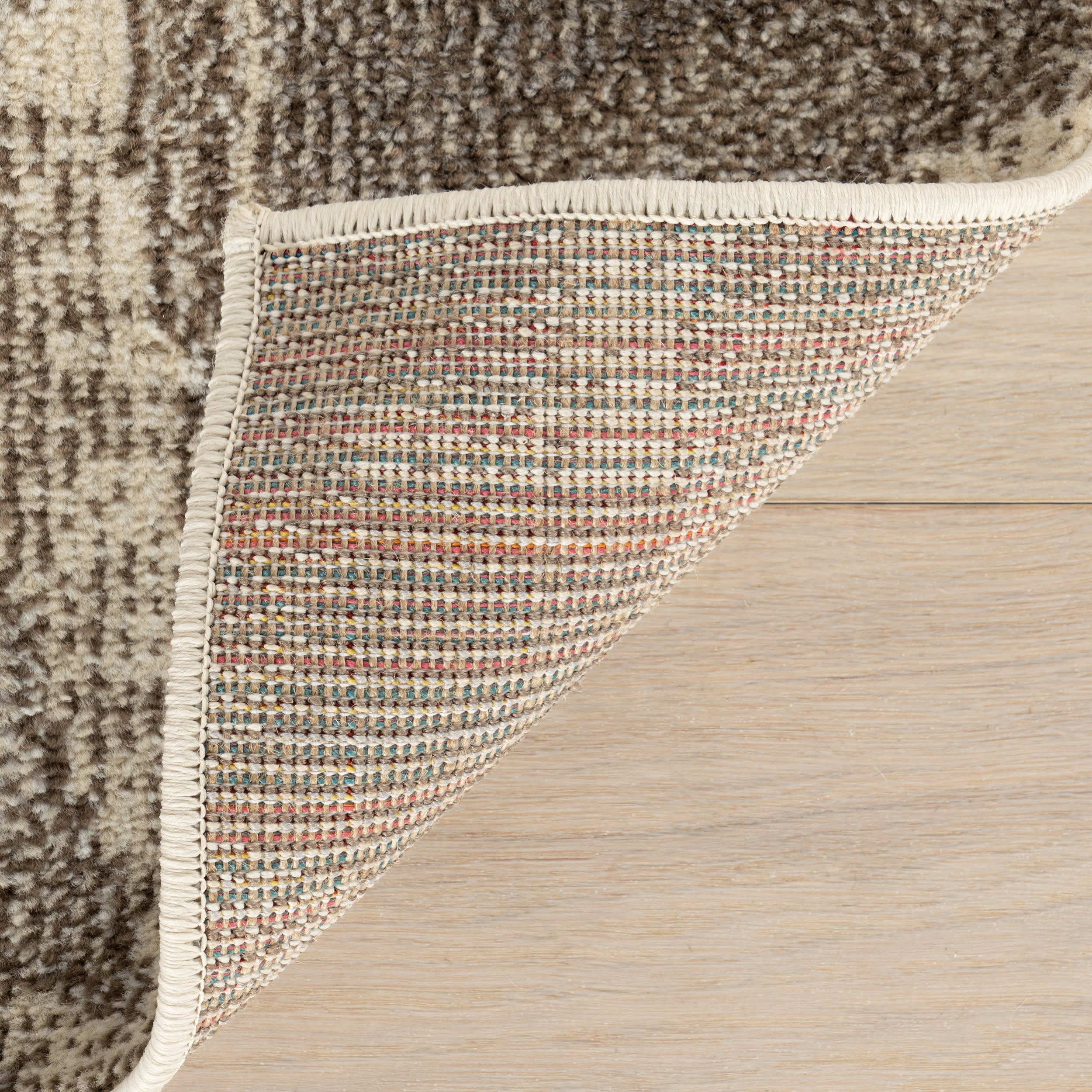 Abstract Floral Rug | Grey