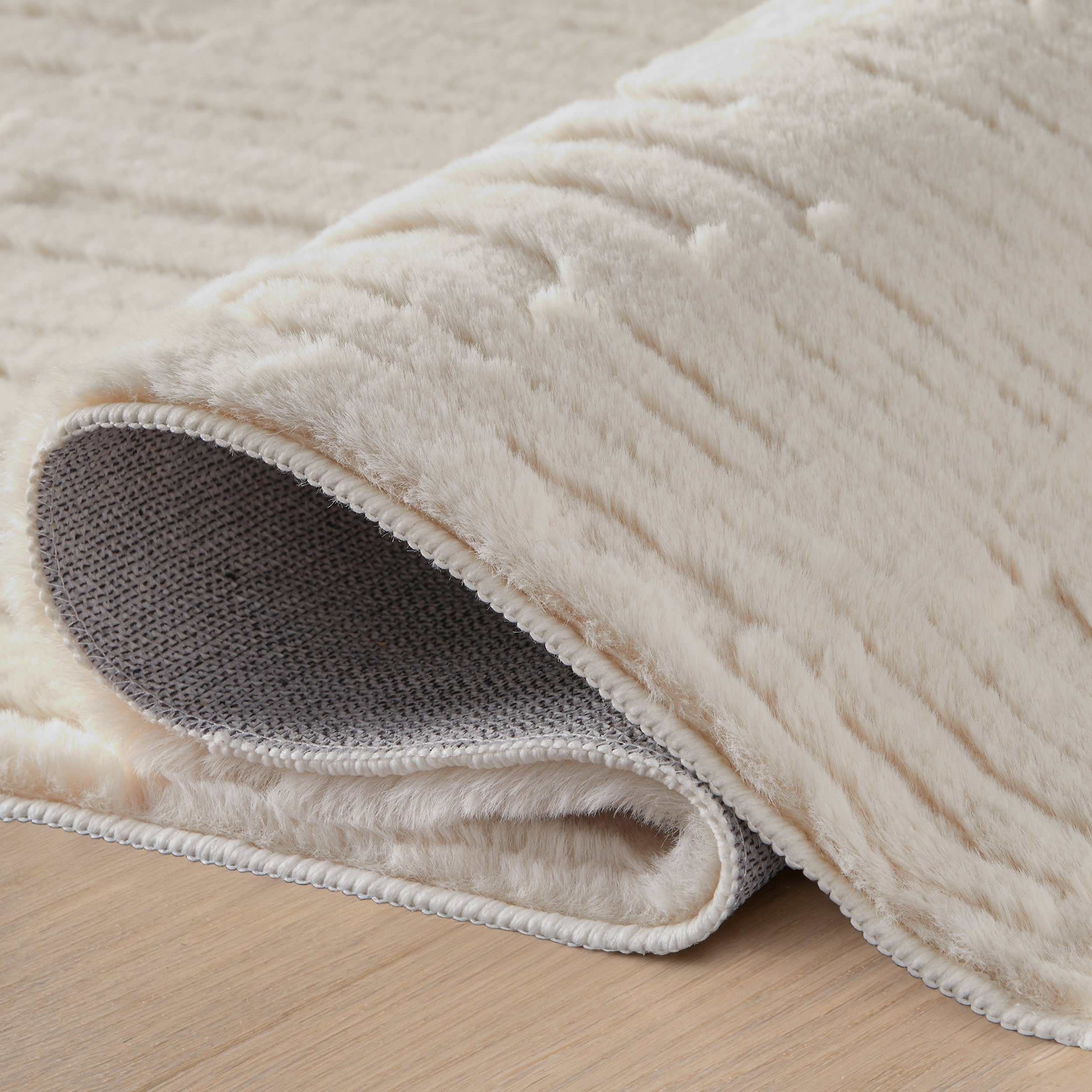 Archie Machine Washable Rug | Ivory