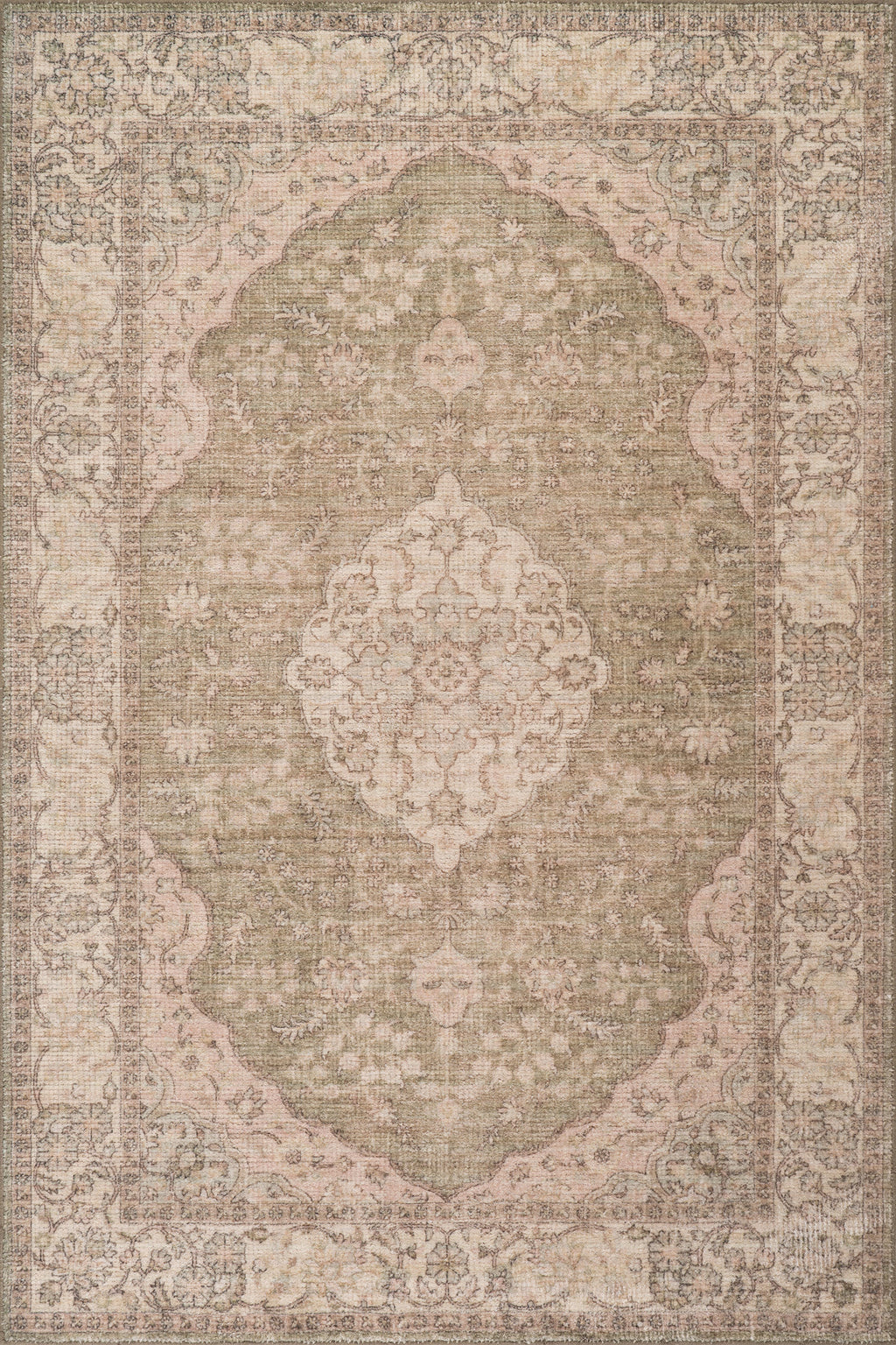 Lazara Hand Loomed Wool Rug | Green