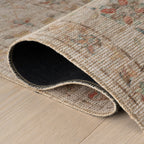 Tiye Traditional Floral & Paisley Rug | Beige