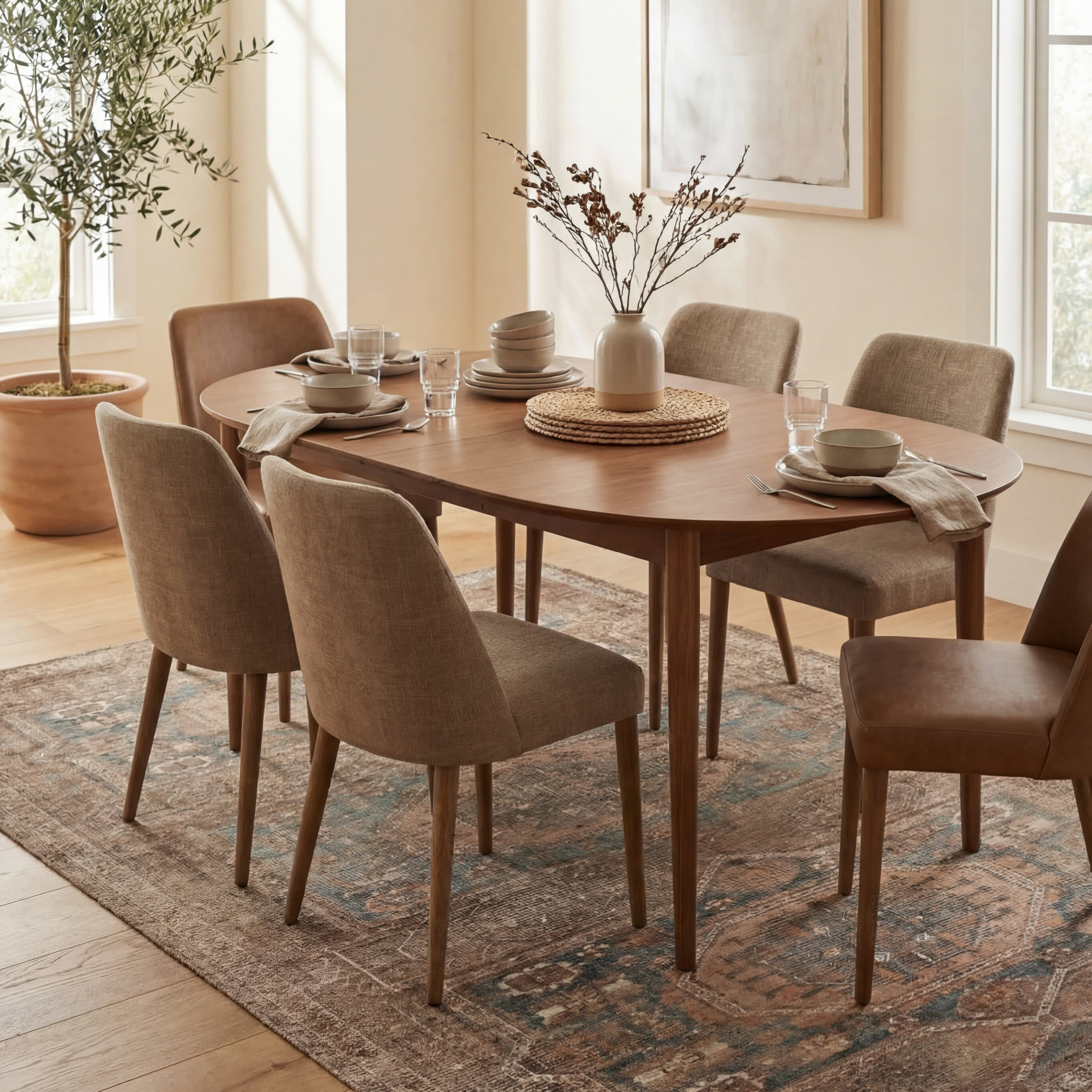 Valoa Vintage and Distressed Rug | Multicolor Secondary image
