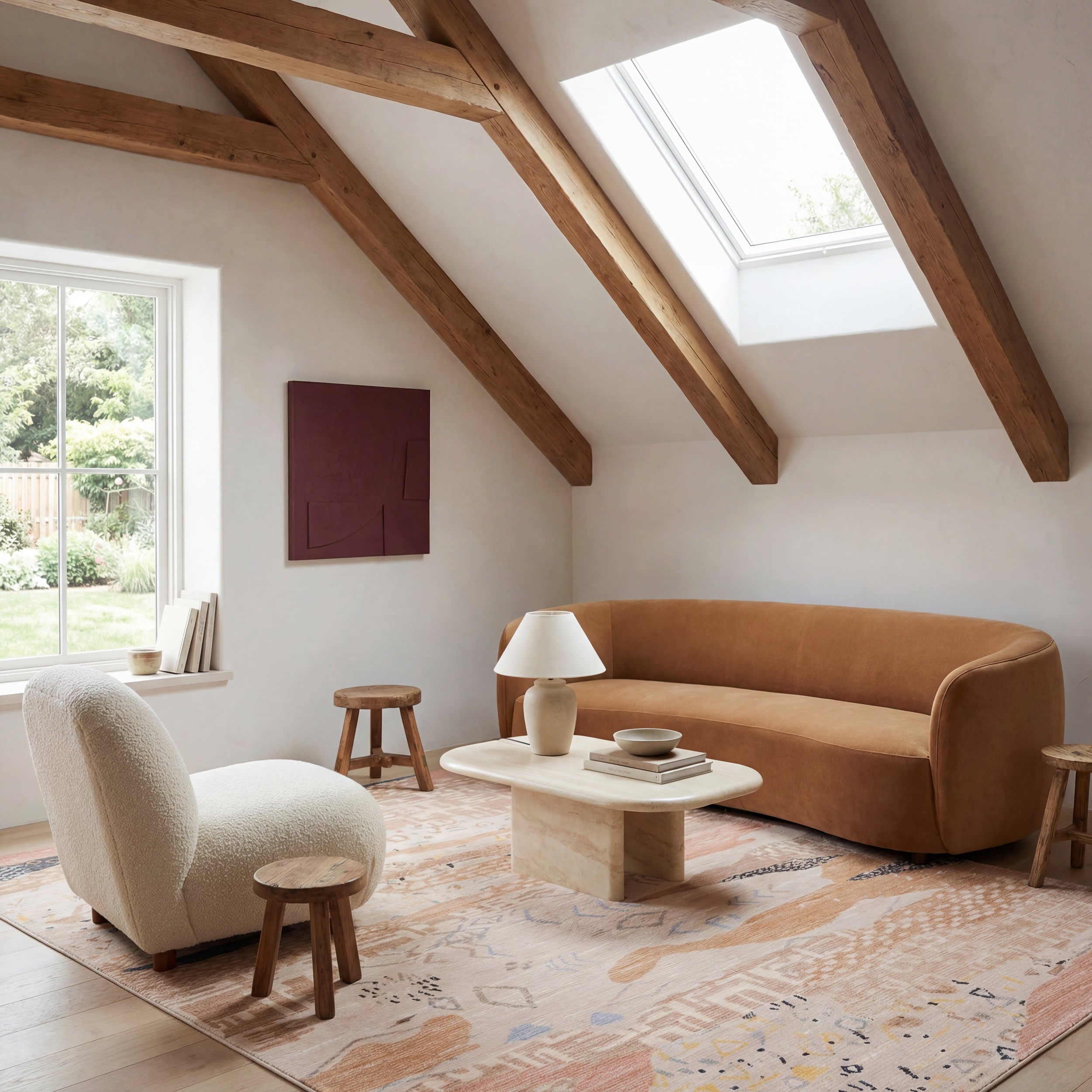 Sonace Moroccan Washable Rug | Sand Image principale du produit