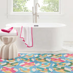 Lily Pad Machine Washable Rug | Spring