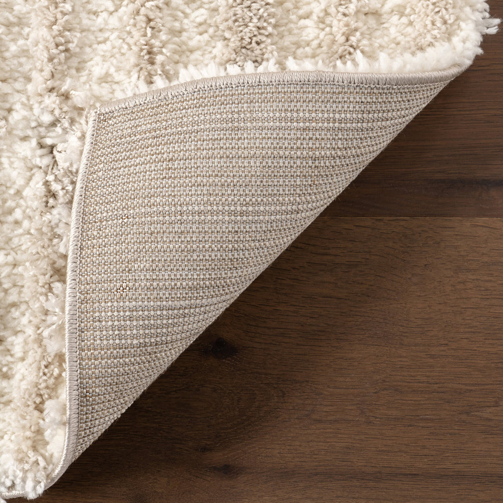 Maren Hazy Swirls Rug | Light Brown