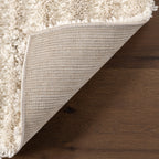 Maren Hazy Swirls Rug | Light Brown