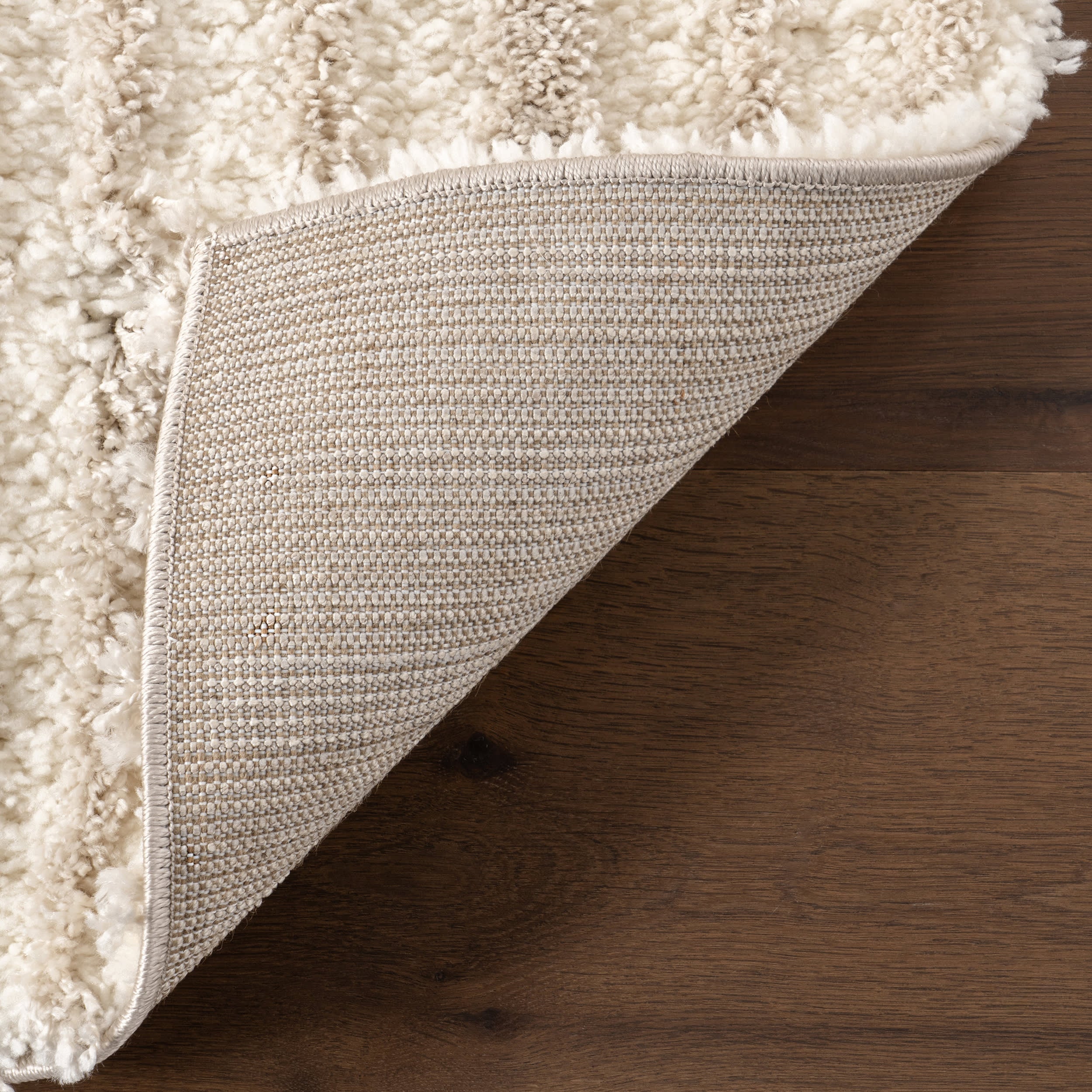 Maren Hazy Swirls Rug | Light Brown