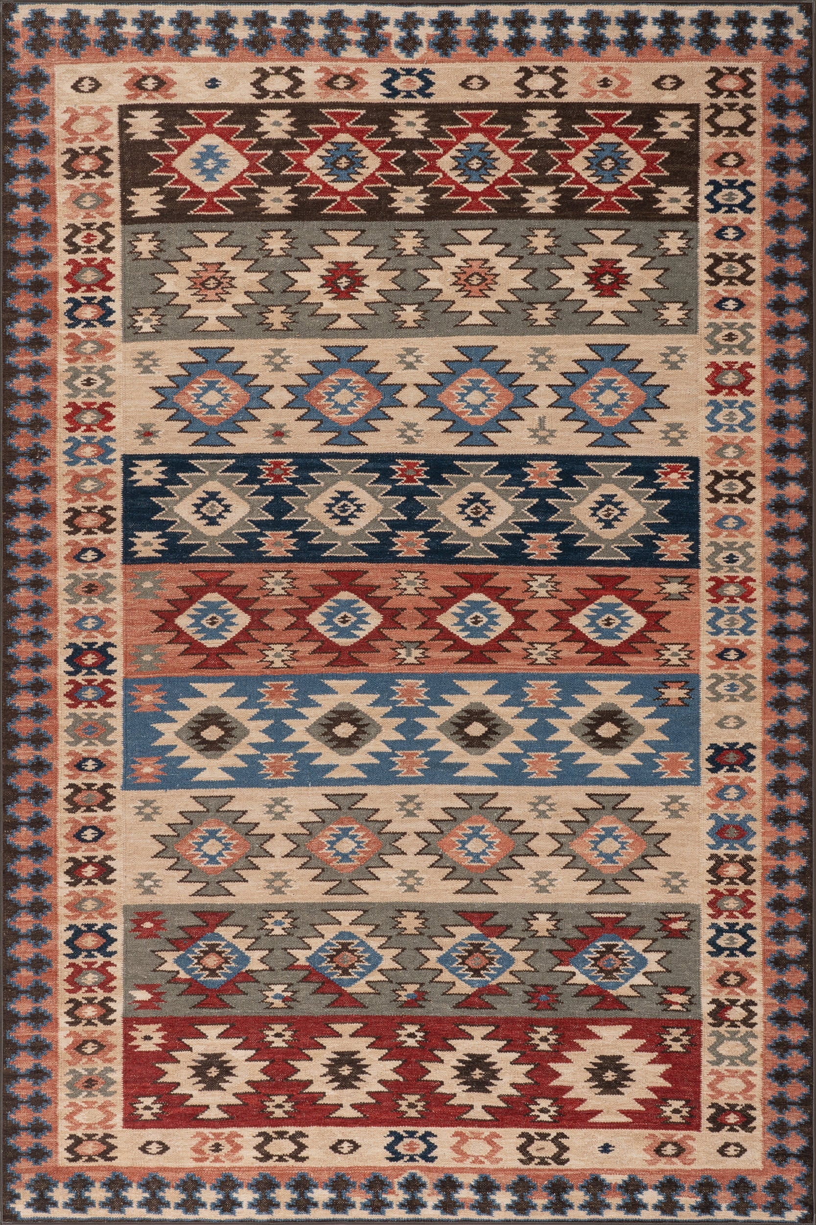 Balsam Kilim Machine Washable Rug | Multi Image principale du produit