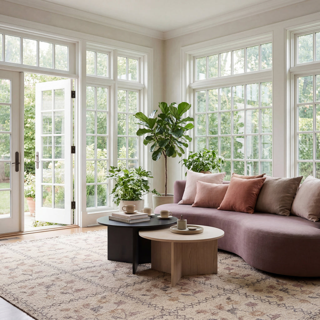 Nyme Floral and Paisley Farmhouse Rug | Sand