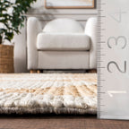 Deja Diamond Jute Trellis Rug | Natural