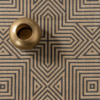 Greek Tiles Indoor/Outdoor Rug | Charcoal