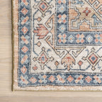 Arsenia Vintage Medallion Washable Rug | Sand