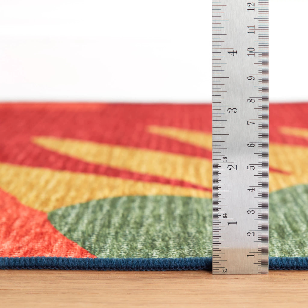 Graphic Machine Washable Rug | Multi