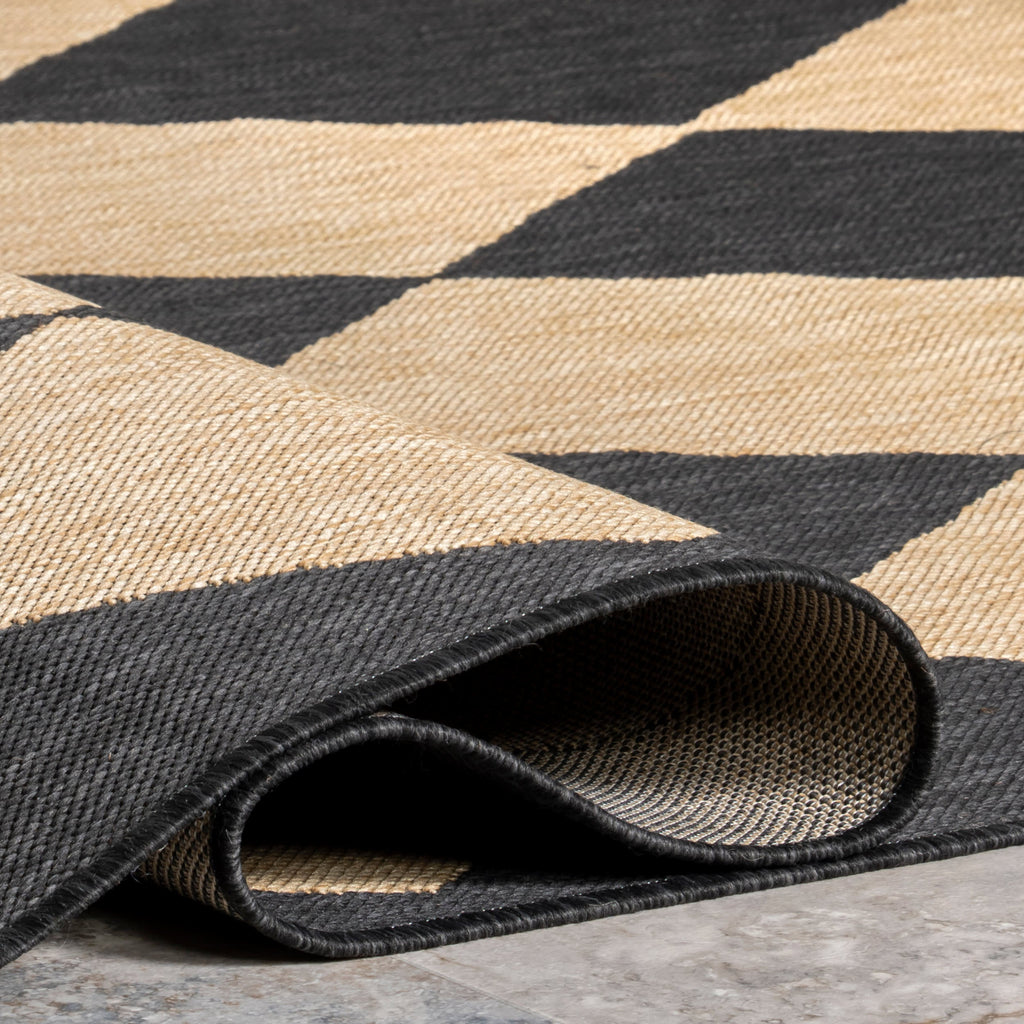 Adelaide Harlequin Indoor/Outdoor Rug | Dark Grey