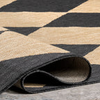 Adelaide Harlequin Indoor/Outdoor Rug | Dark Grey