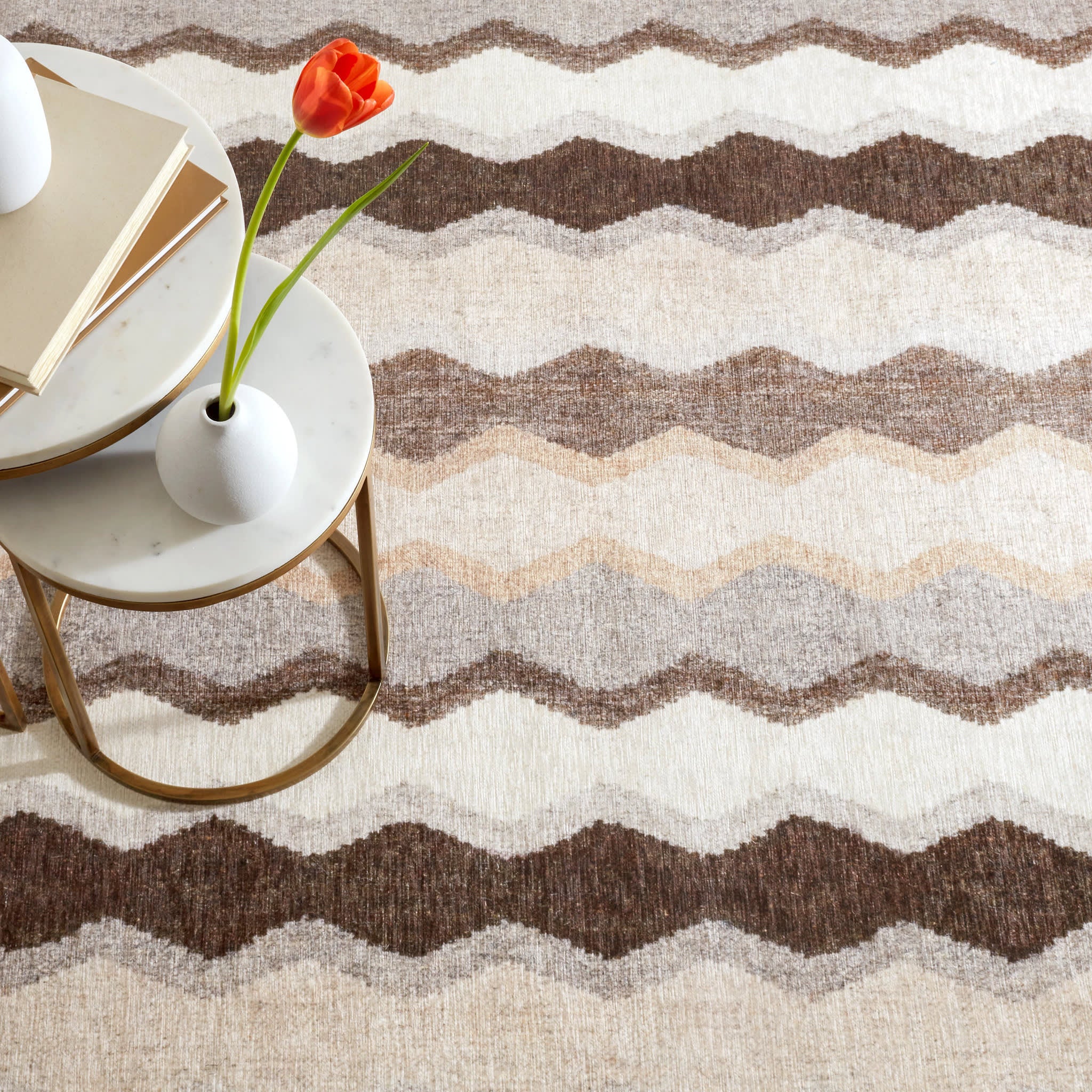 Safety Net Machine Washable Rug | Natural