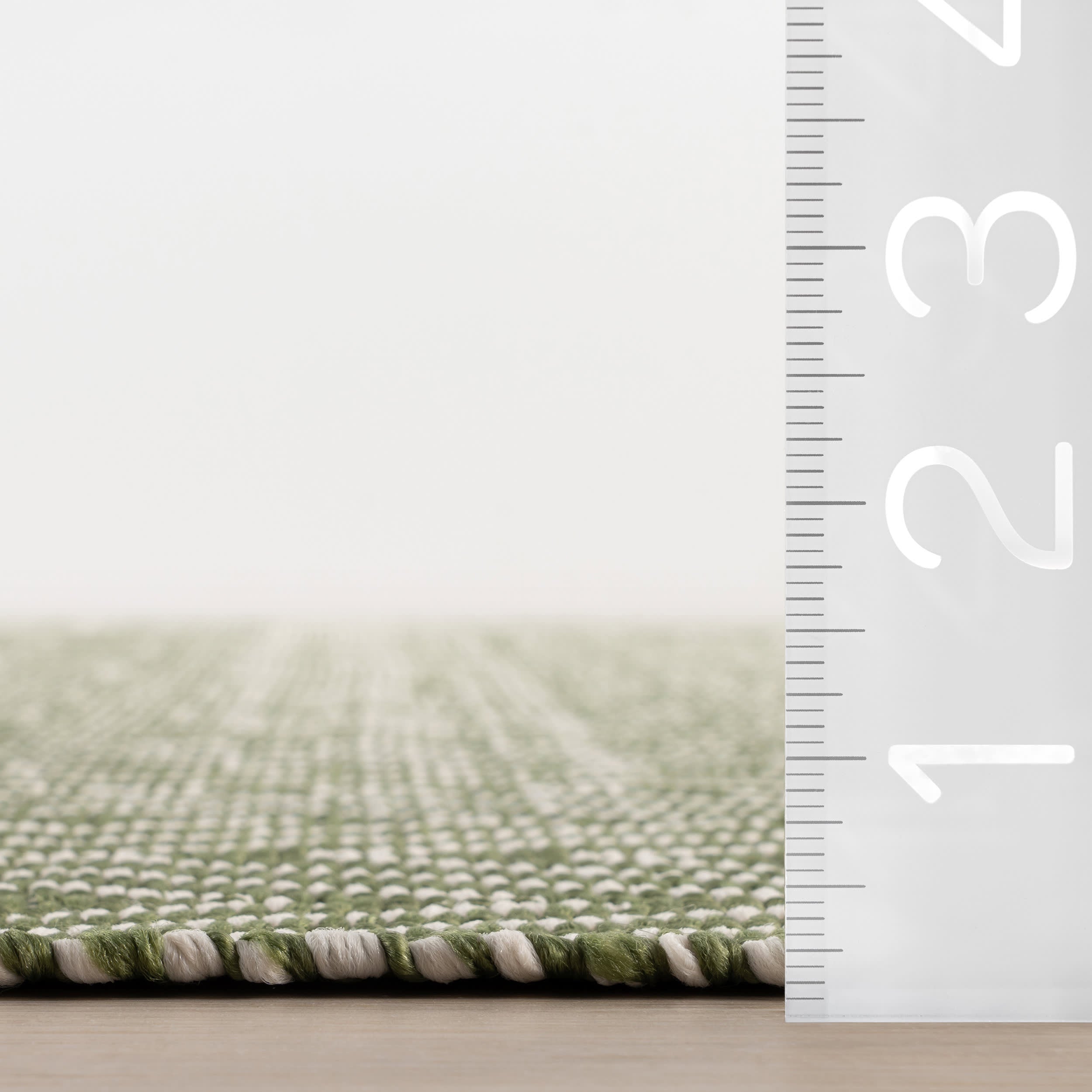 Diamond Handwoven Indoor/Outdoor Rug | Sage