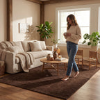 Arrel Speckled Wool-Blend Rug | Truffle Brown