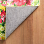 Chamomile Cluster Machine Washable Rug | Multi