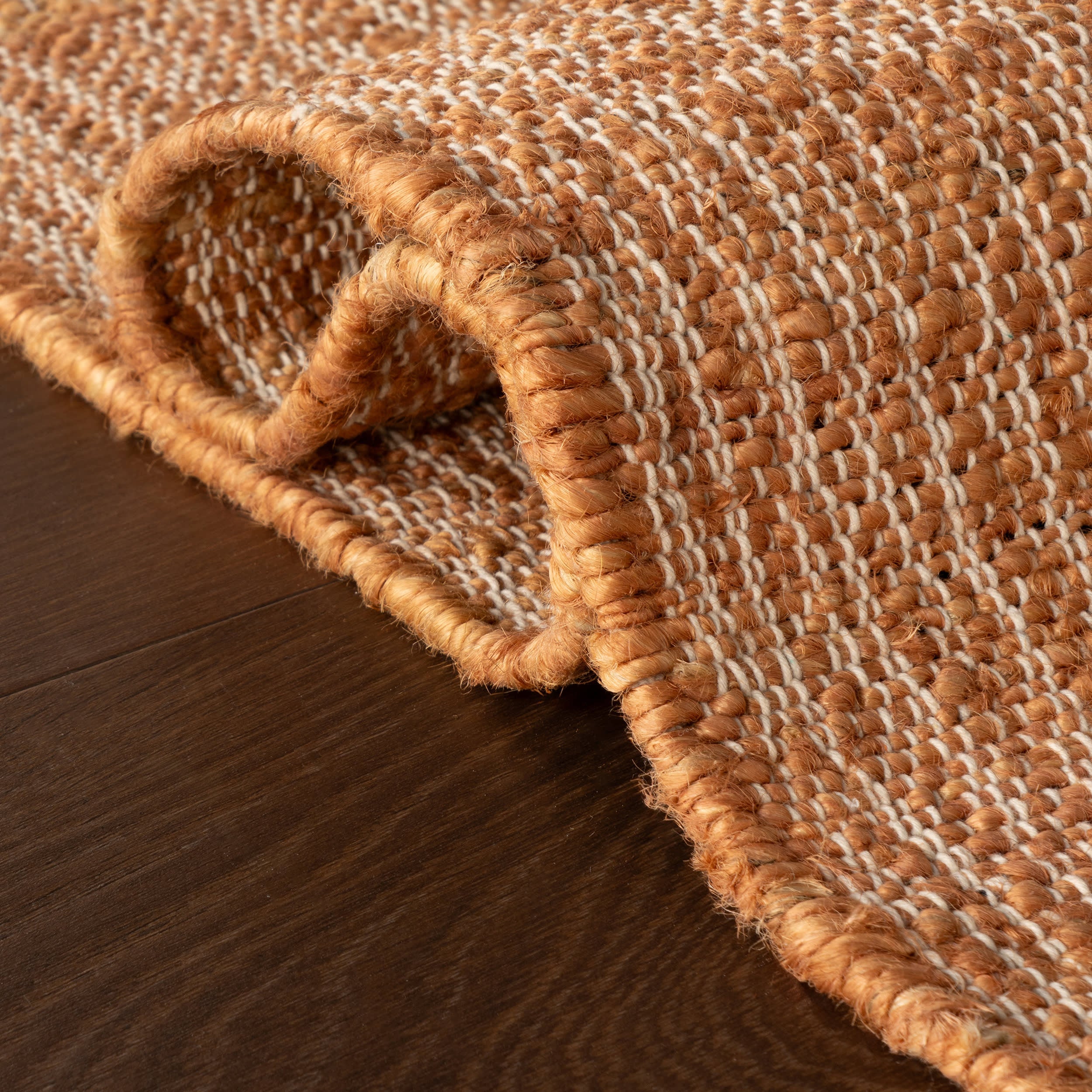 Tayo Modern Striped Indoor Rug | Orange