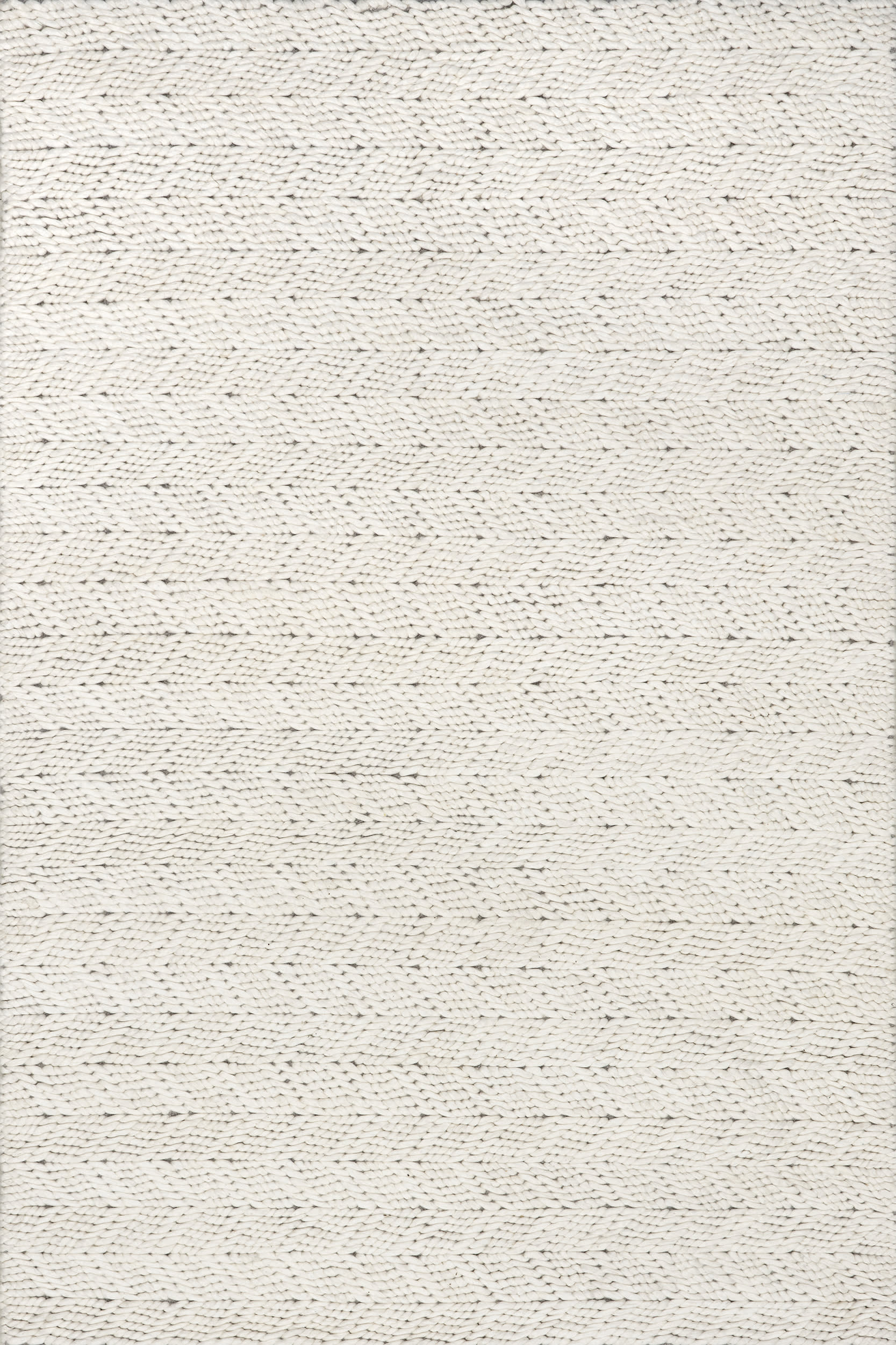 Therese Chevron Wool Rug | Ivory