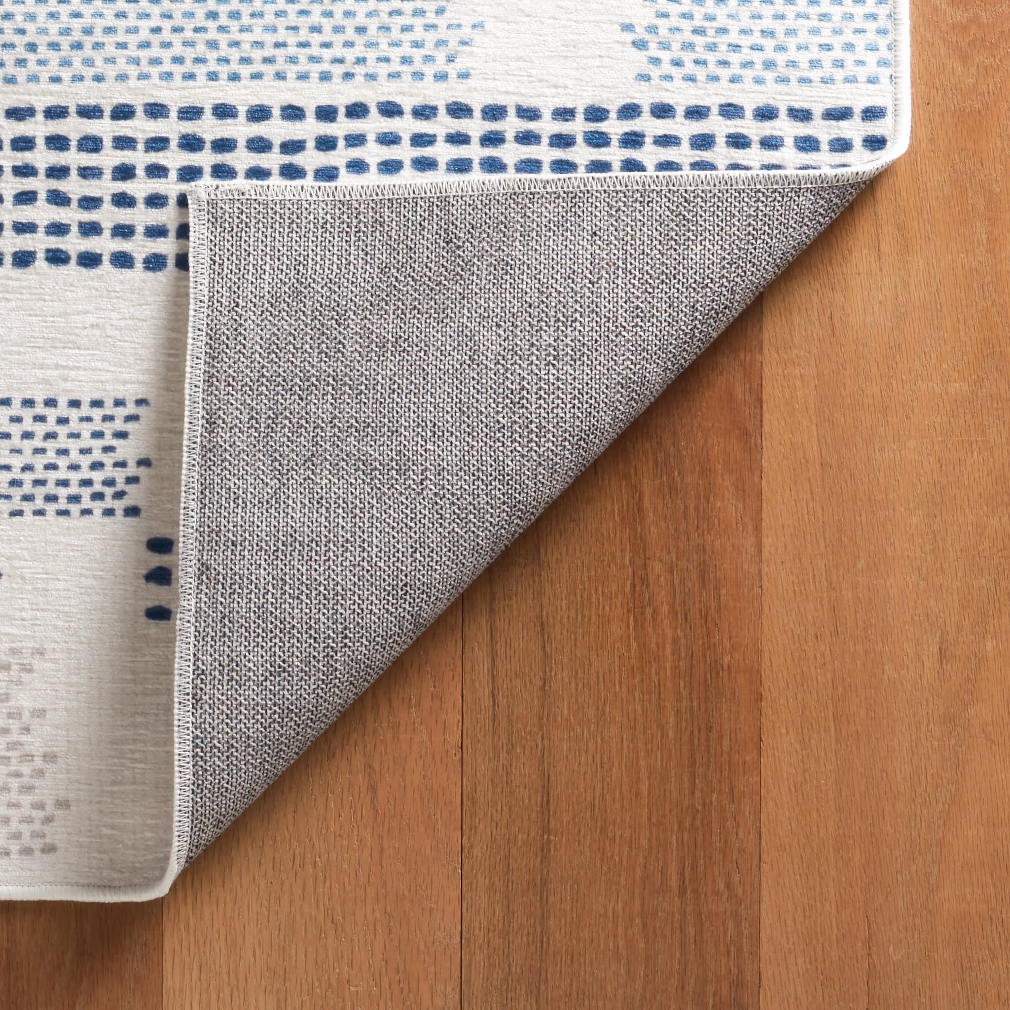 Tread Lightly Machine Washable Rug | Navy