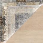 Sorelle Modern Plaid Rug | Navy