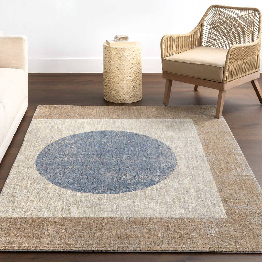 Kaiya Blue Moon Rug | Beige