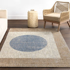 Kaiya Blue Moon Rug | Beige