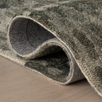 Paint Chip Hand Micro Hooked Wool Rug | Forest