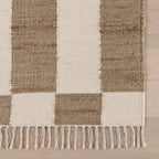 Tierra Jute Modern Farmhouse Rug | Brown