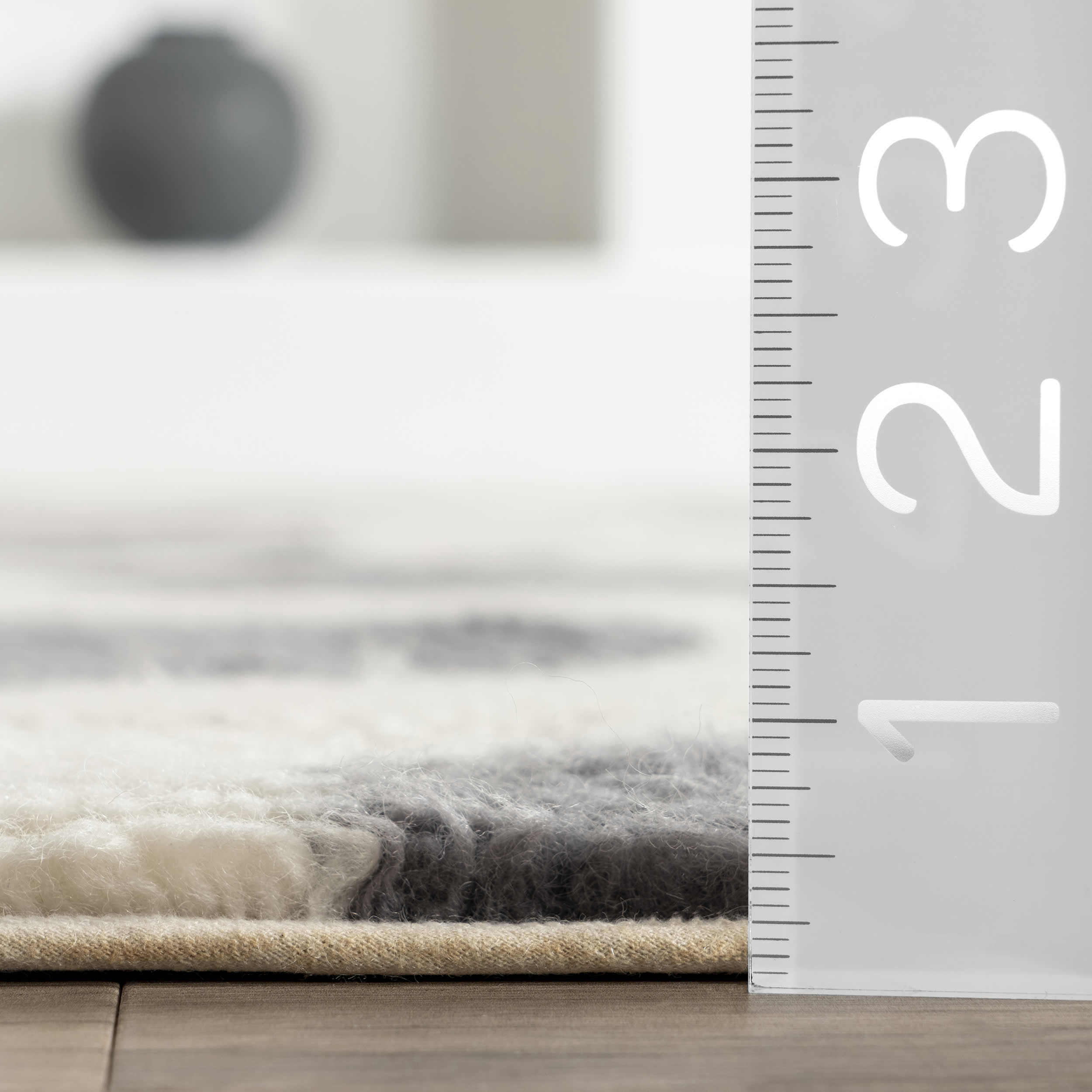 Elena Wool Animal Washable Rug | Grey