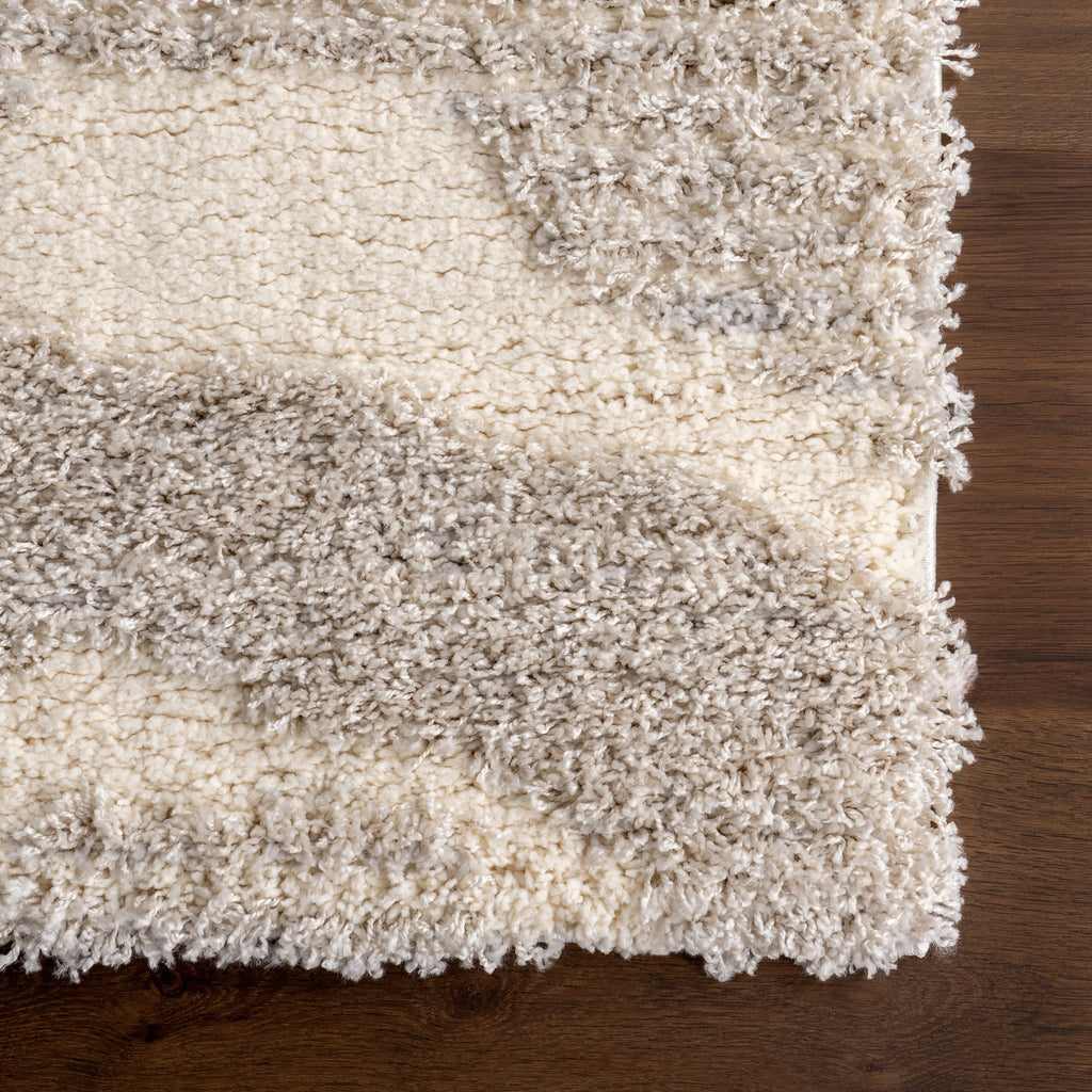 Jordyn Textured Waves Rug | Grey
