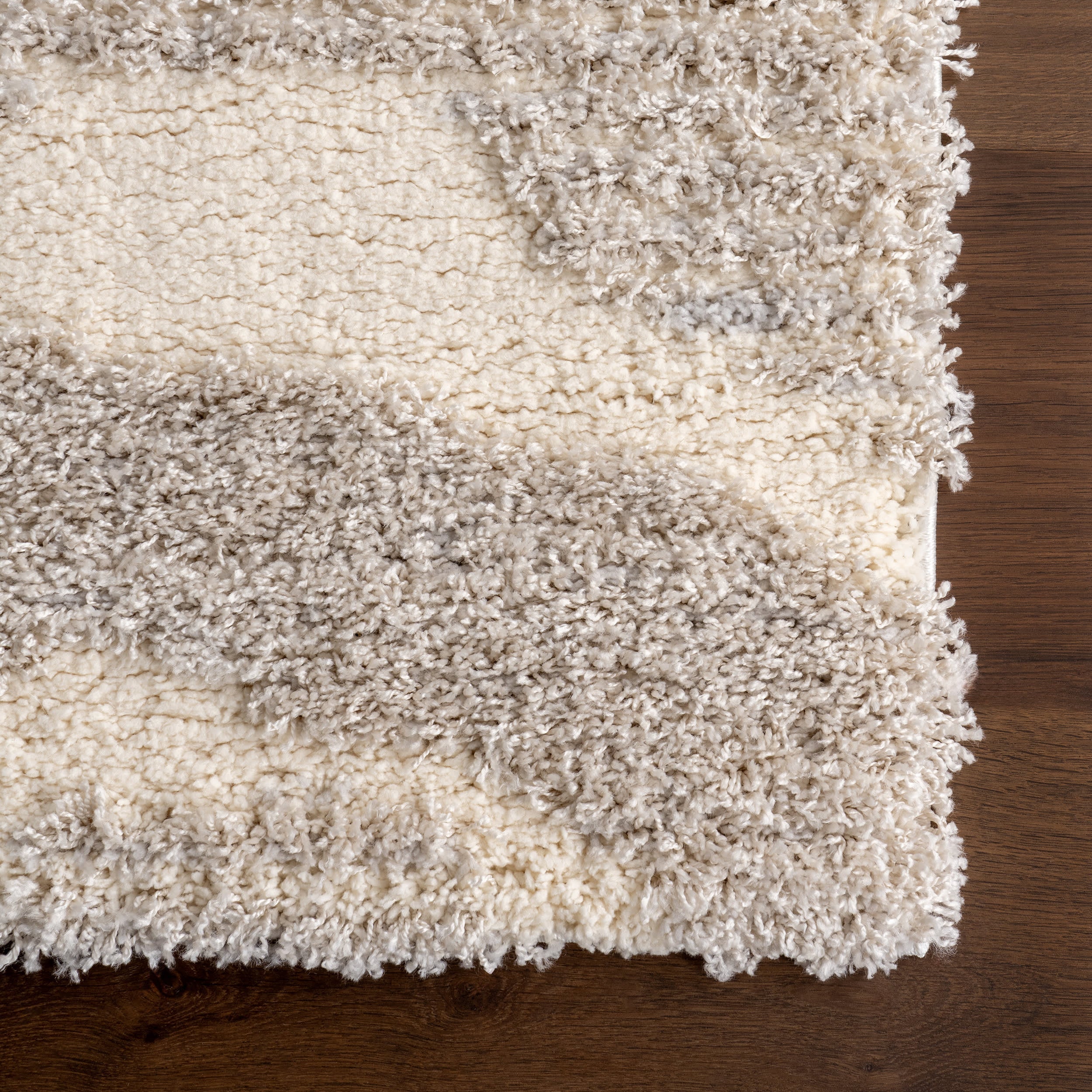 Jordyn Textured Waves Rug | Grey