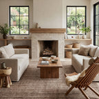 Lone Vintage & Distressed Rug | Beige