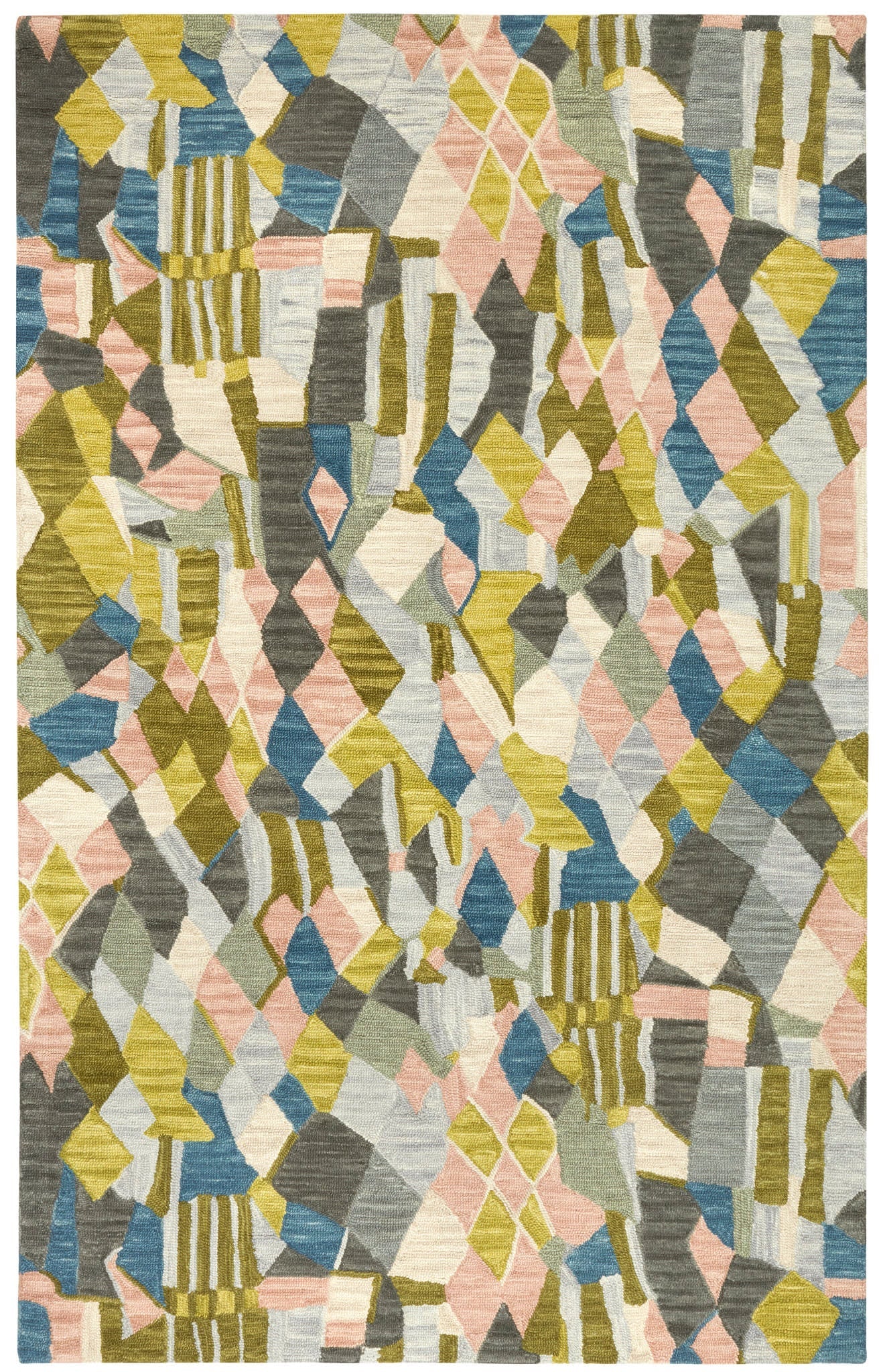 Deer Leap Hand Hooked Wool Rug | Coral
