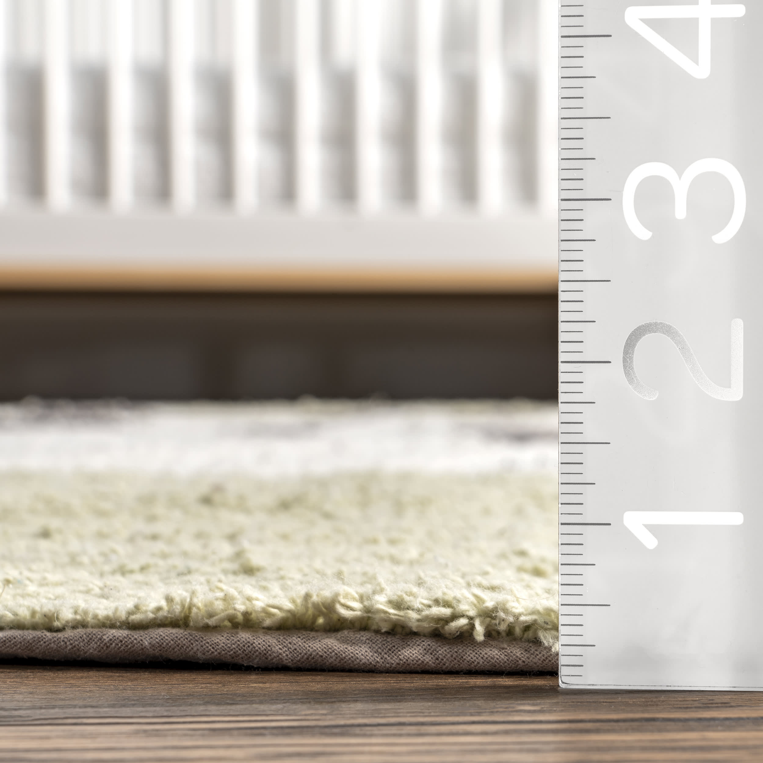 Tiger Nursery Washable Rug | Ivory