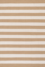 Banks Stripe Handwoven Indoor/Outdoor Rug | Khaki
