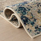 Abstract Nebula Rug | Blue