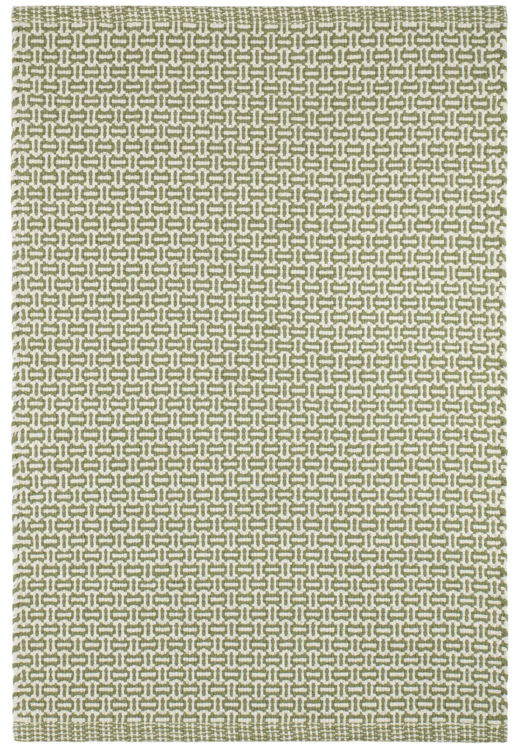 Miss Muffet Handwoven Cotton Rug | Olive