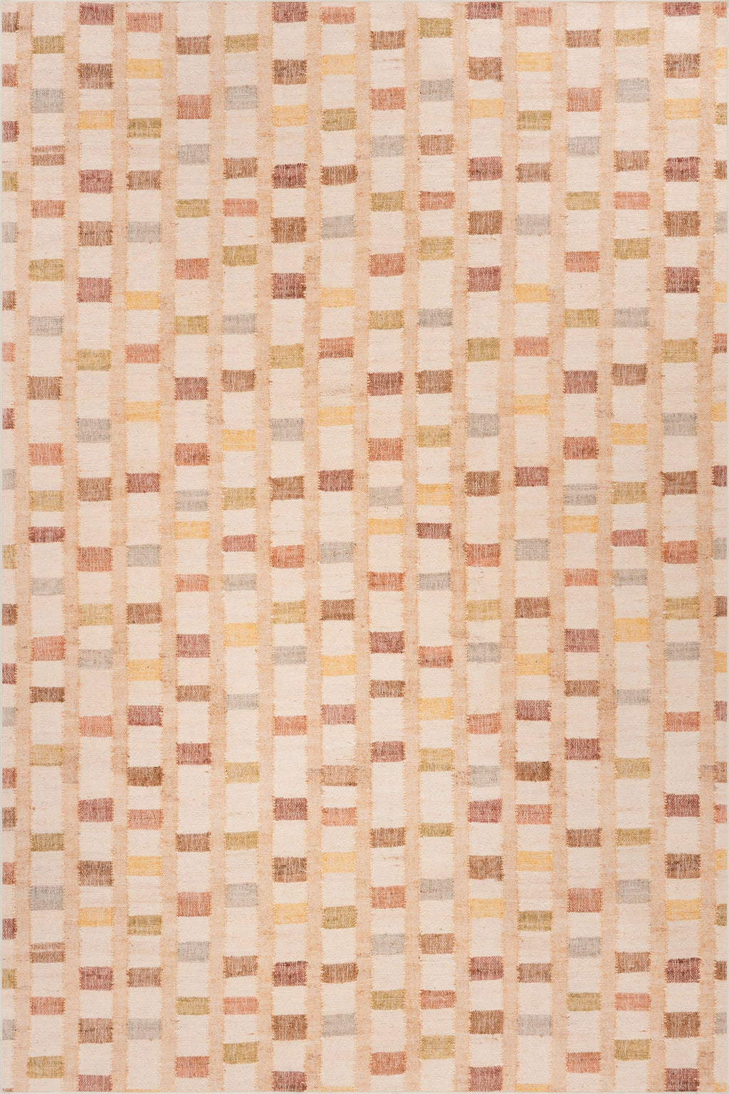 Virey Bohemian Geometric Washable Rug | Multicolor