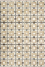 Sorelle Modern Plaid Rug | Beige