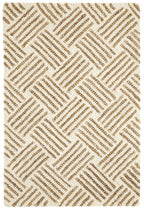 Layers Hand Hooked Wool Rug | Ochre