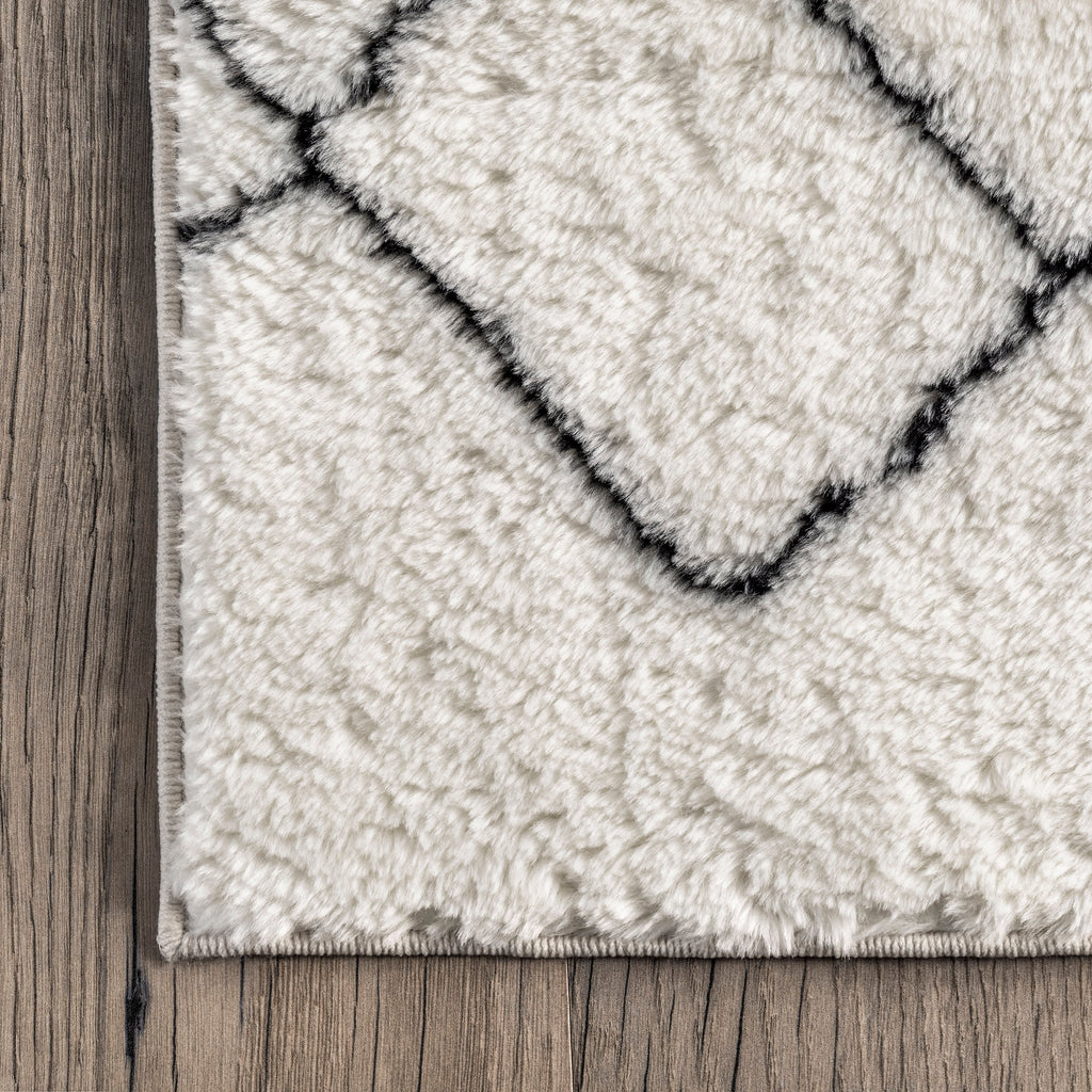 Deanna Washable Shag Rug | Black