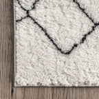 Deanna Washable Shag Rug | Black