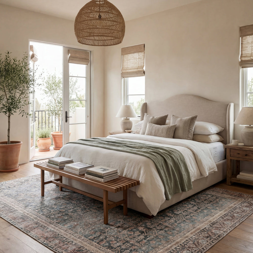 Artemis Vintage Medallion Rug | Blue