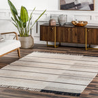 Zeta Wool Faded Rug | Beige