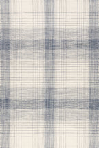 Winifred Vintage Plaid Rug | Blue