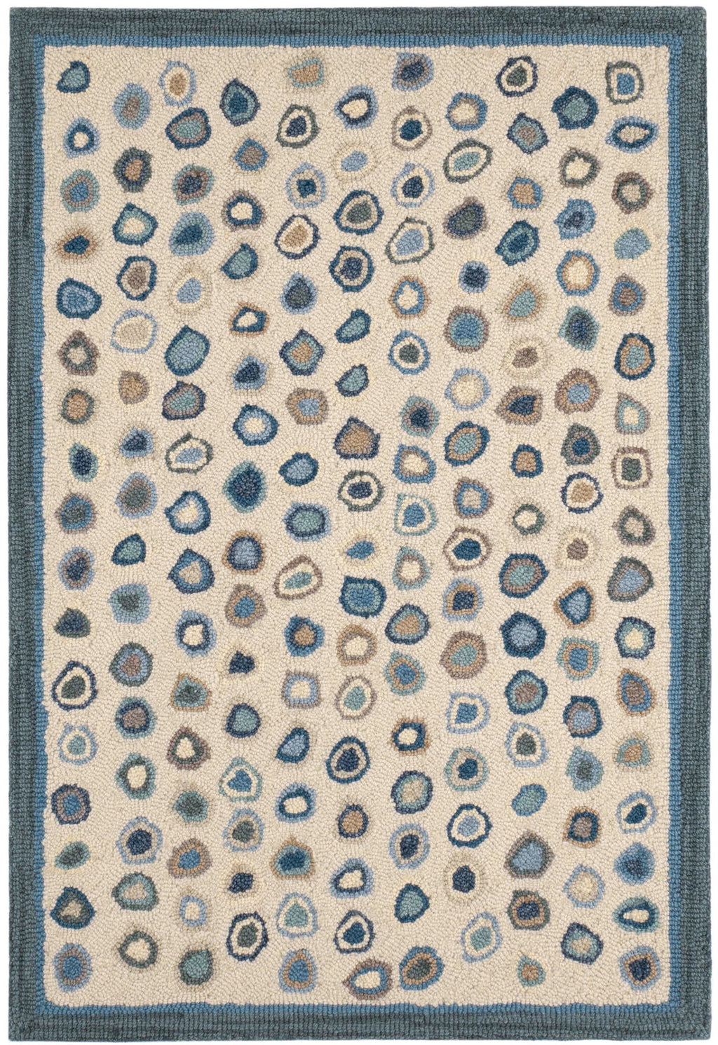 Cat's Paw Hand Micro Hooked Wool Rug | Mineral