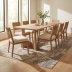 Abstract Floral Rug | Grey