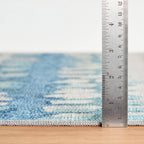 Paint Chip Machine Washable Rug | Blue